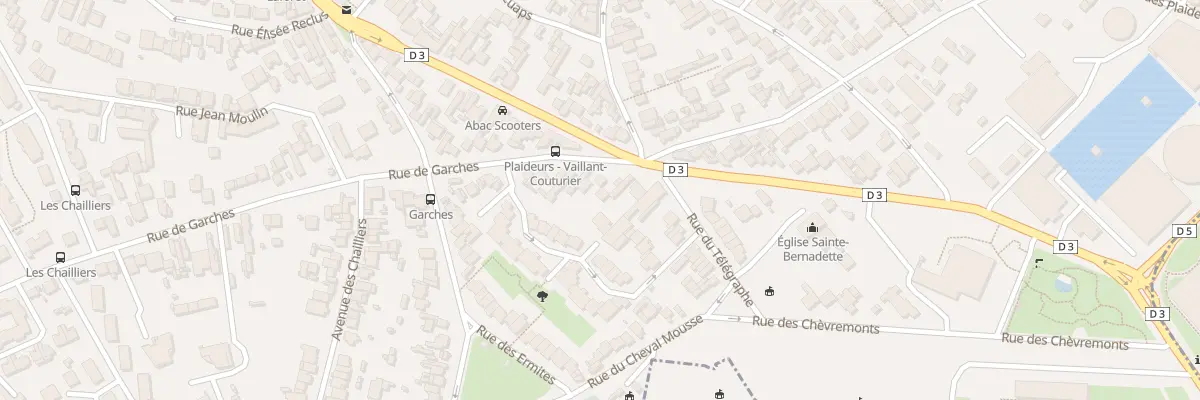 Plan du 1 Rue de Garches à Nanterre