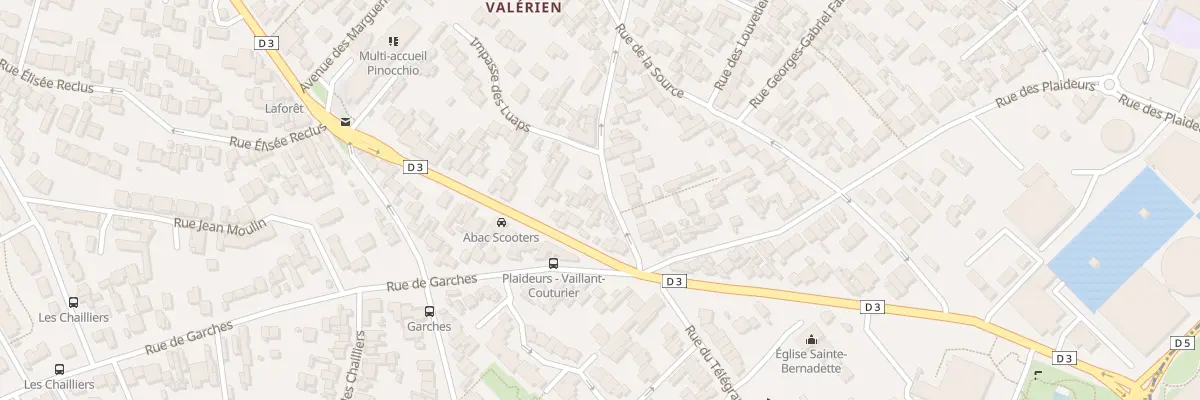 Plan du 38 Rue des Luaps à Nanterre