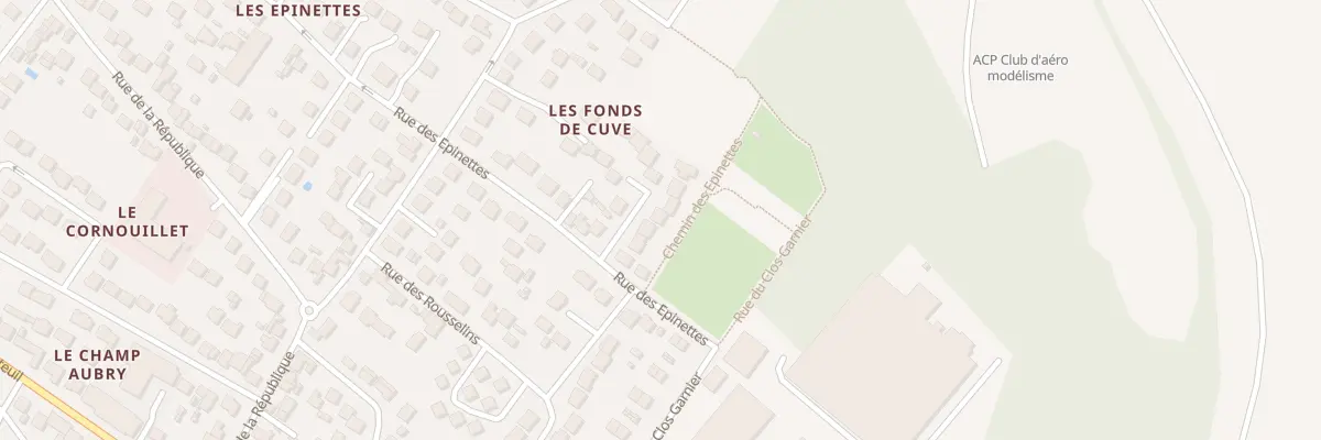 Plan du 8 All des Vignes à Cormeilles-en-Parisis