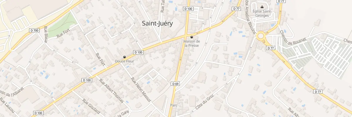 Plan du 34 Av Germain Tequi à Saint-Juéry