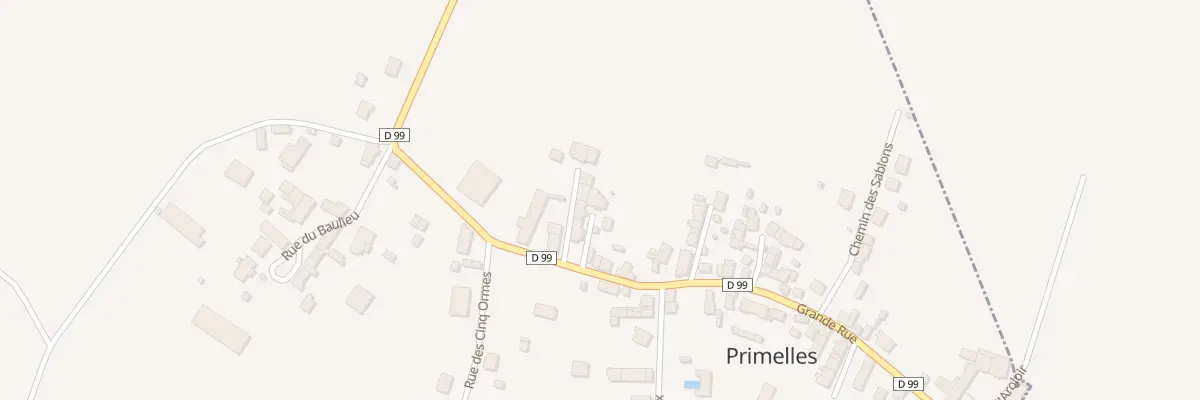 Plan du 1 Imp Fleurie à Primelles