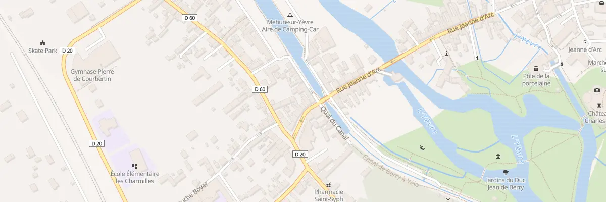 Plan du 17 Rue Jeanne d’Arc à Mehun-sur-Yèvre
