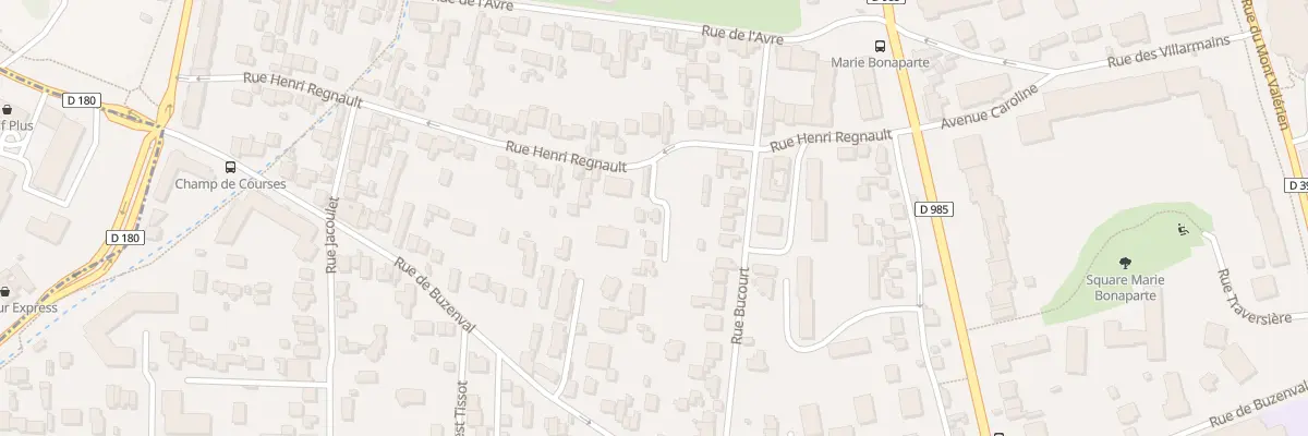 Plan du 19 Rue Henri Regnault à Saint-Cloud