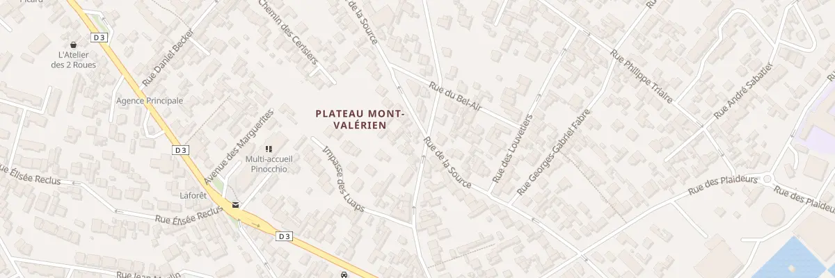 Plan du 190 Rue de la Source à Nanterre