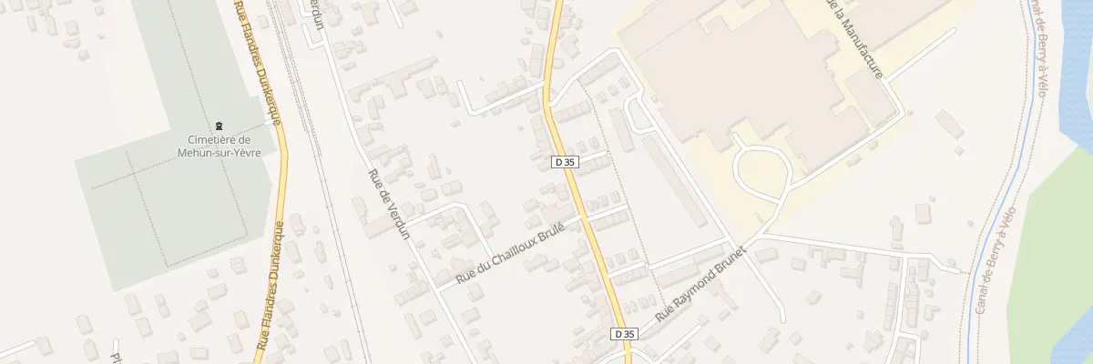 Plan du 98 Rue Andre Bremu à Mehun-sur-Yèvre