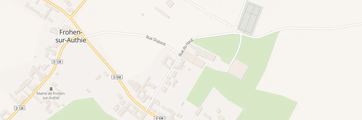Plan du 153 Rue du Haut à Frohen-sur-Authie