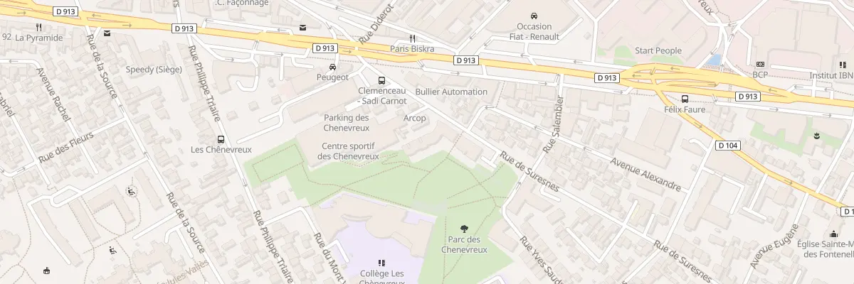 Plan du 50 Rue de Suresnes à Nanterre