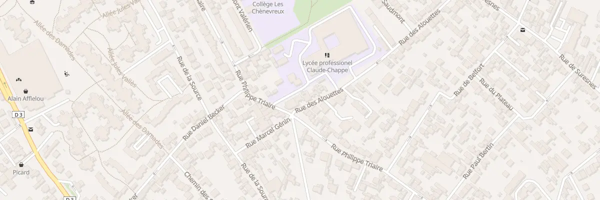 Plan du 98 Rue des Alouettes à Nanterre