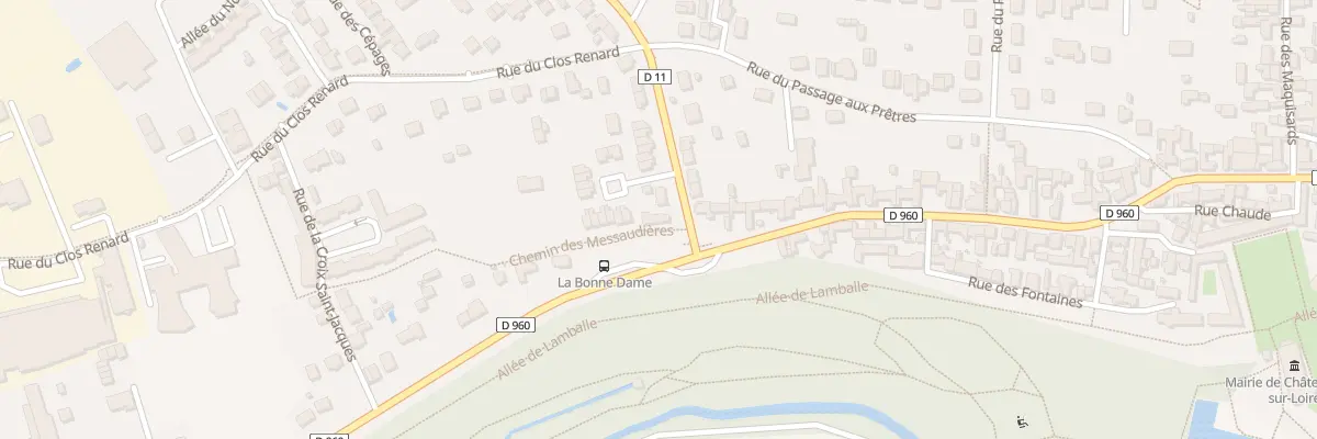 Plan du 1 Rue du Maréchal Leclerc à Châteauneuf-sur-Loire