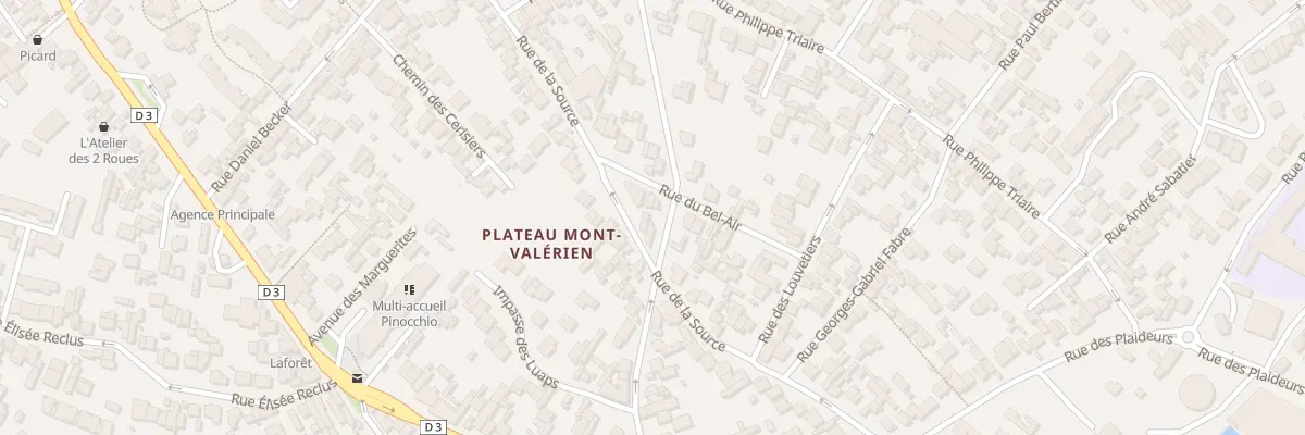 Plan du 163 Rue de la Source à Nanterre