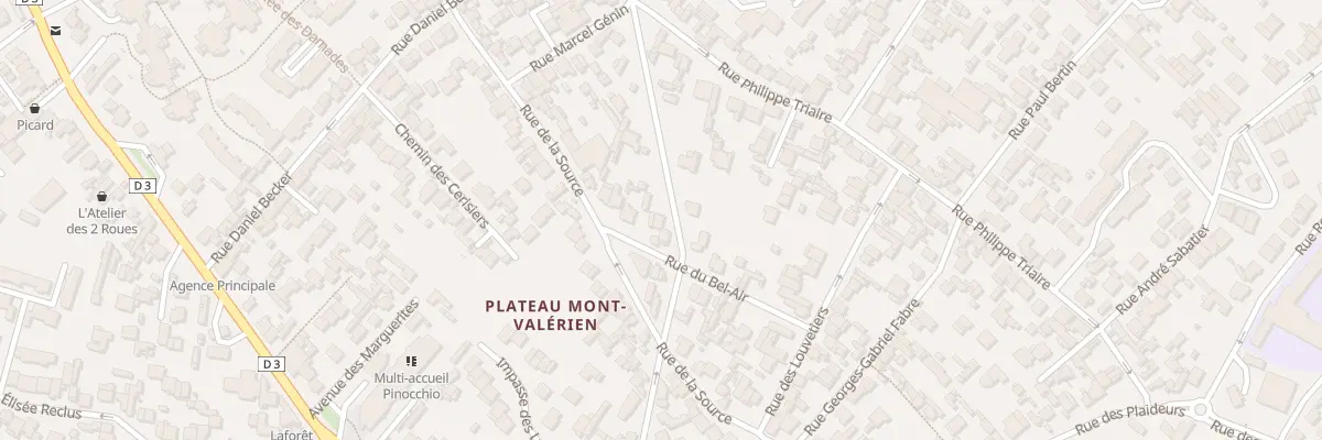 Plan du 20 Rue des Luaps Prolongée à Nanterre