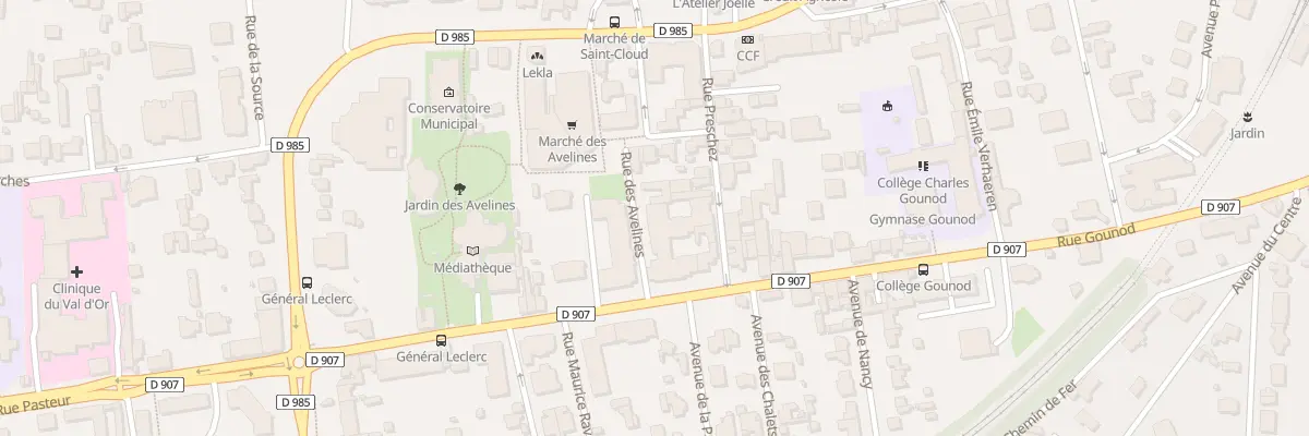 Plan du 5 Rue Preschez à Saint-Cloud