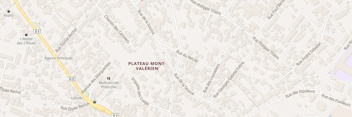Plan du 165 Rue de la Source à Nanterre