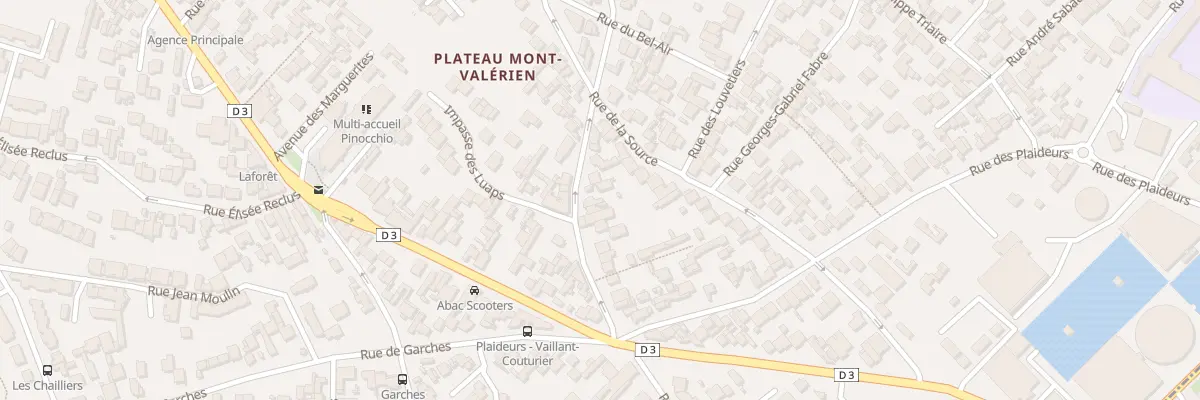 Plan du 19 Rue des Luaps à Nanterre