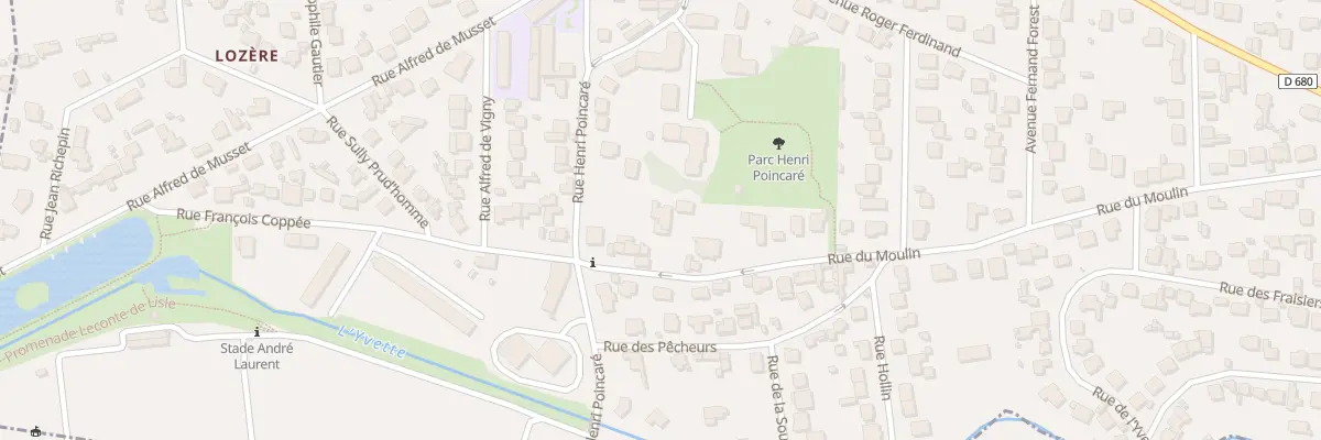 Plan du 62 Rue du Moulin à Palaiseau