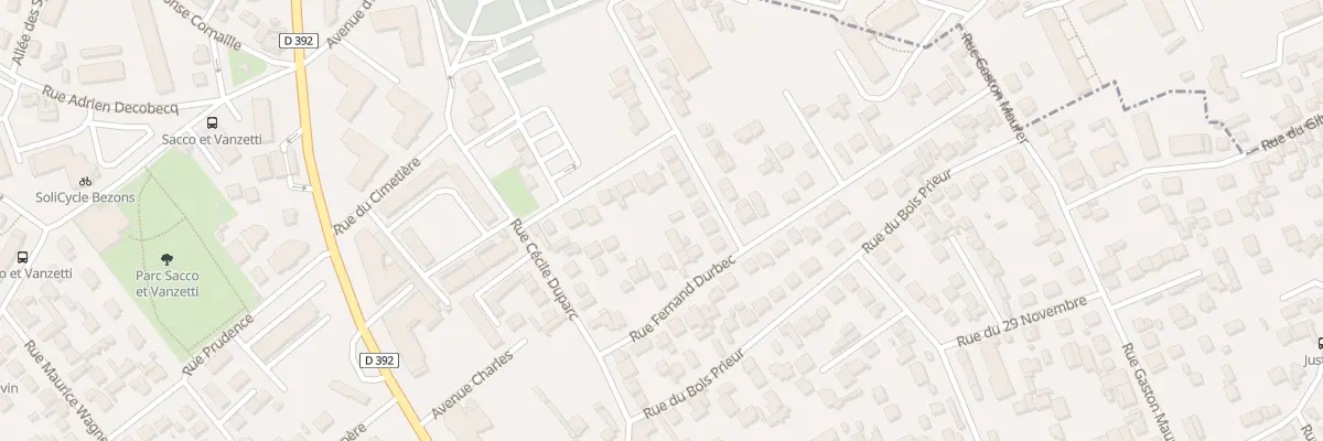 Plan du 50 Rue Fernand Durbec à Bezons