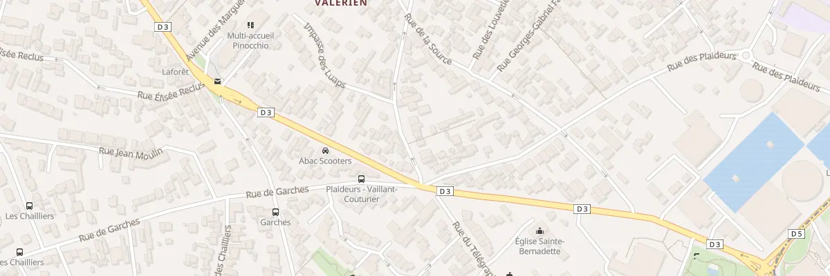 Plan du 33 Rue des Luaps à Nanterre