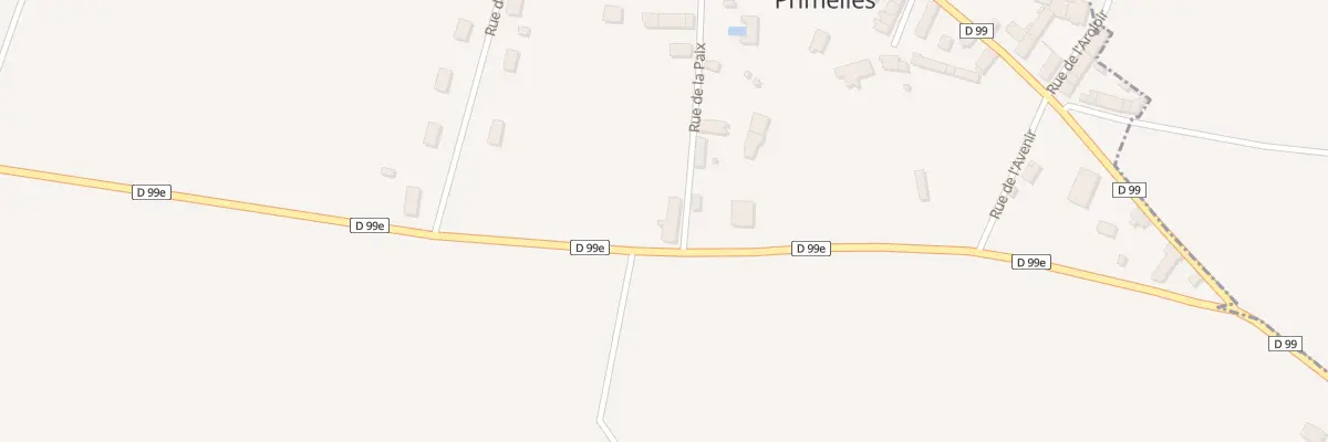 Plan du 9 Rue de la Paix à Primelles