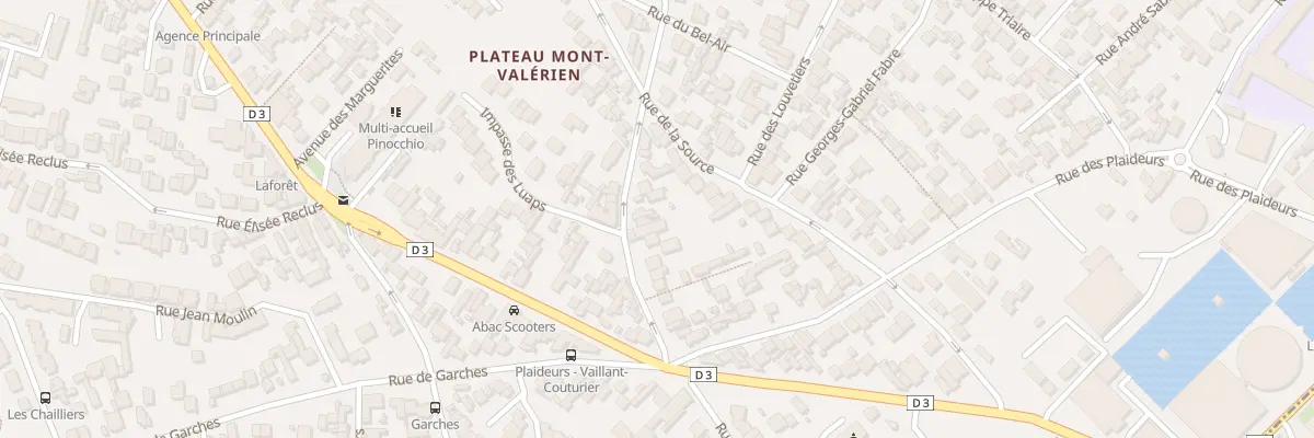 Plan du 21 Rue des Luaps à Nanterre