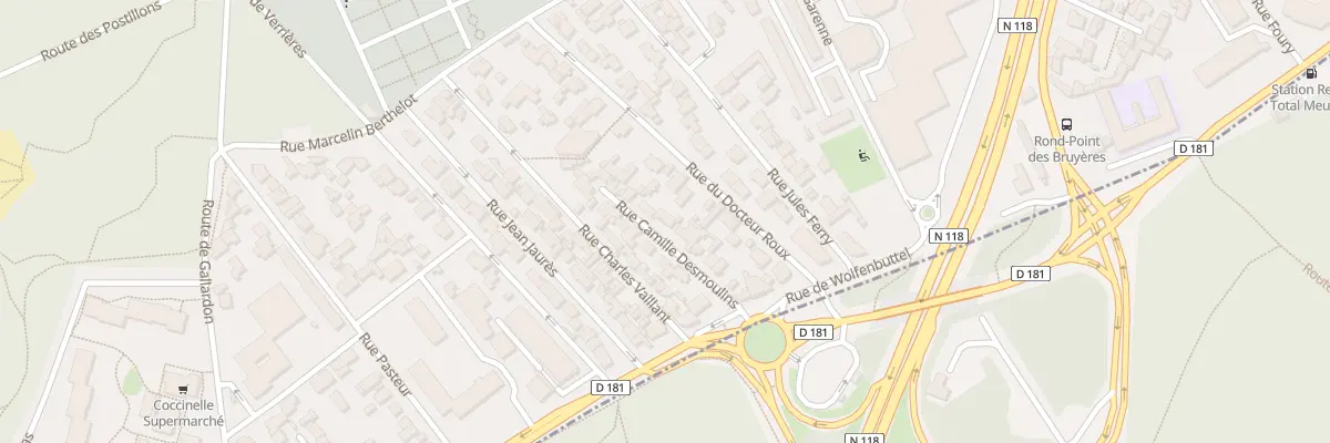 Plan du 8 Rue Camille Desmoulins à Sèvres