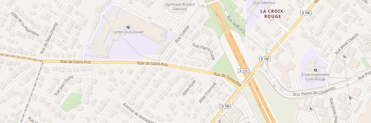 Plan du 18 Rue de Saint-prix à Taverny