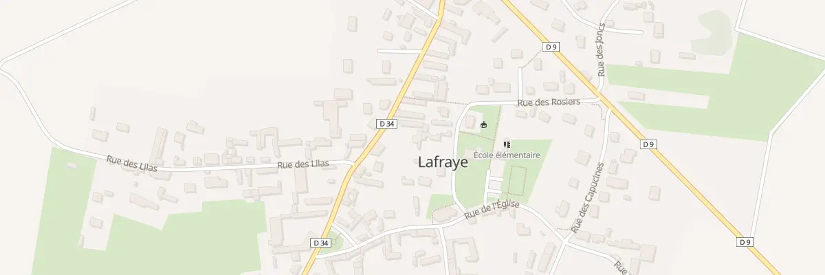 Plan du 25 Rue Principale à Lafraye