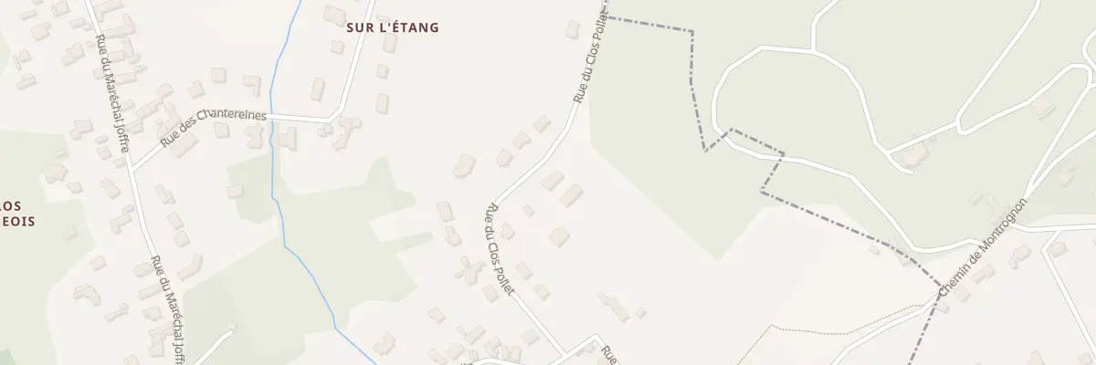 Plan du 8 Che du Clos Pollet à Parmain