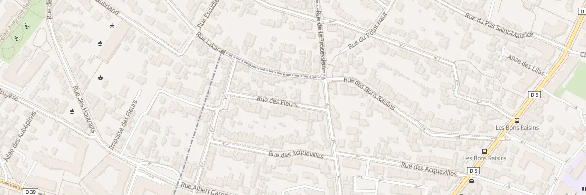 Plan du 10 Rue des Fleurs à Suresnes
