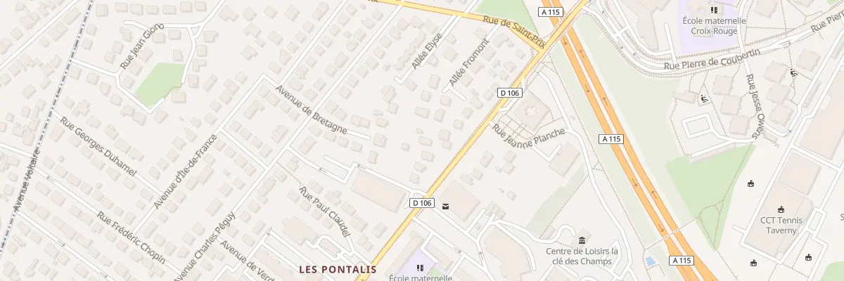Plan du 148B Rue d’Herblay à Taverny