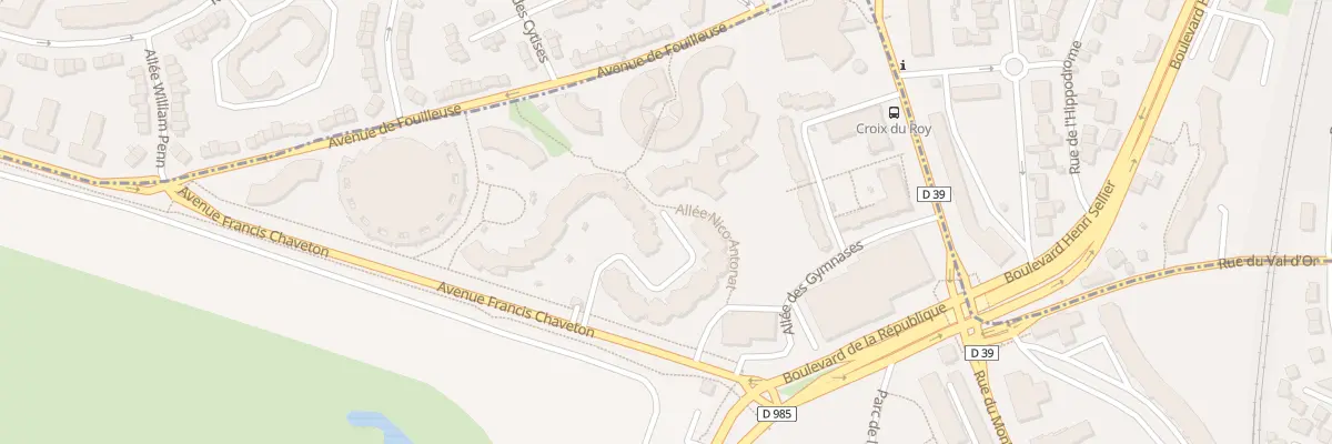 Plan du 10 Sq de l’Hippodrome à Saint-Cloud