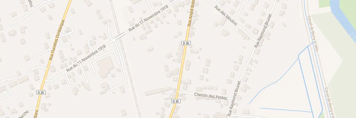Plan du 142 Rue Andre Bremu à Mehun-sur-Yèvre