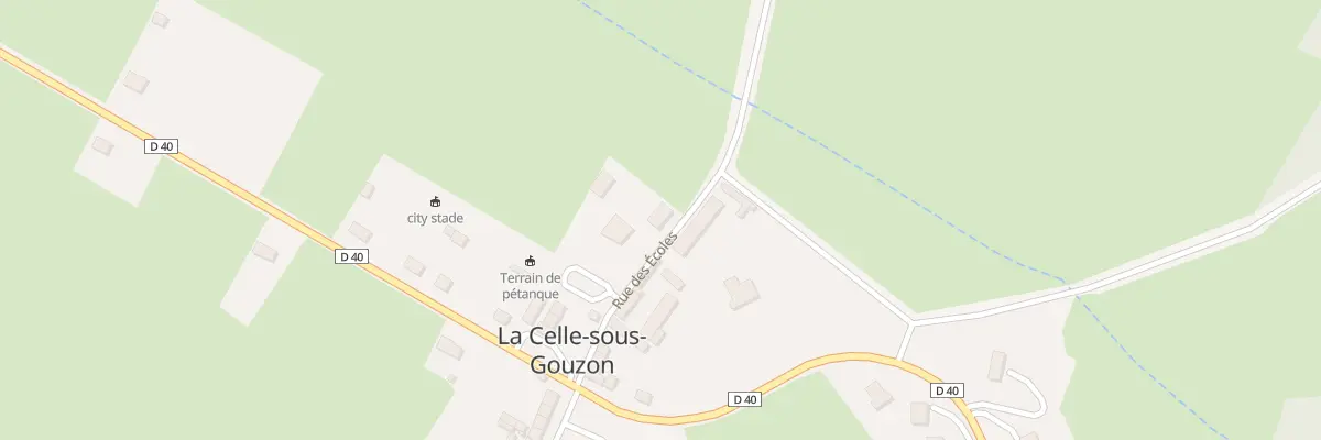 Plan du 5099 Les Querelles à La Celle-sous-Gouzon
