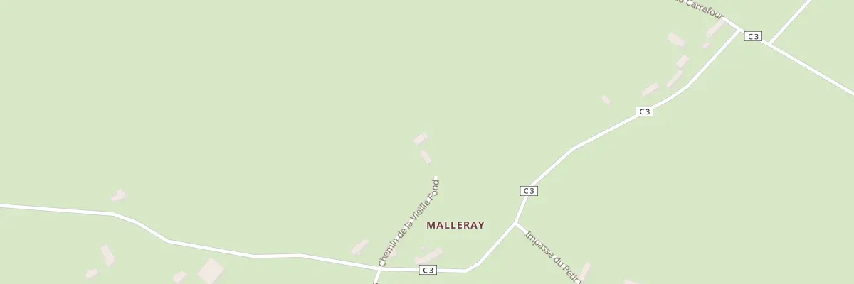 Plan du 76 Malleray à Touchay
