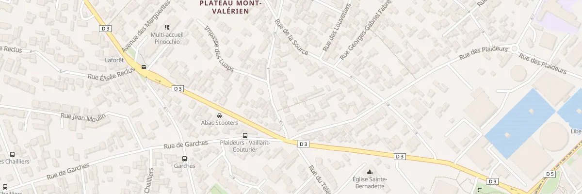 Plan du 31 Rue des Luaps à Nanterre
