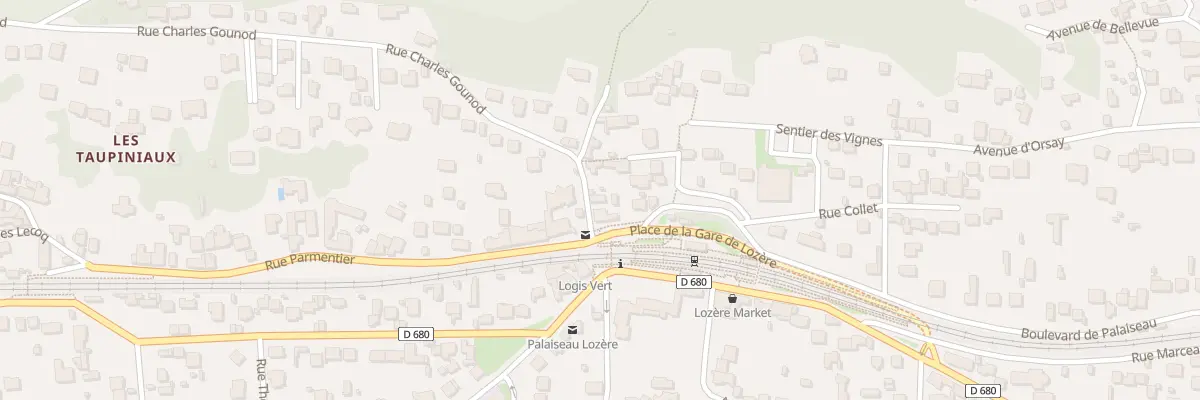 Plan du 2B Rue Charles Gounod à Palaiseau