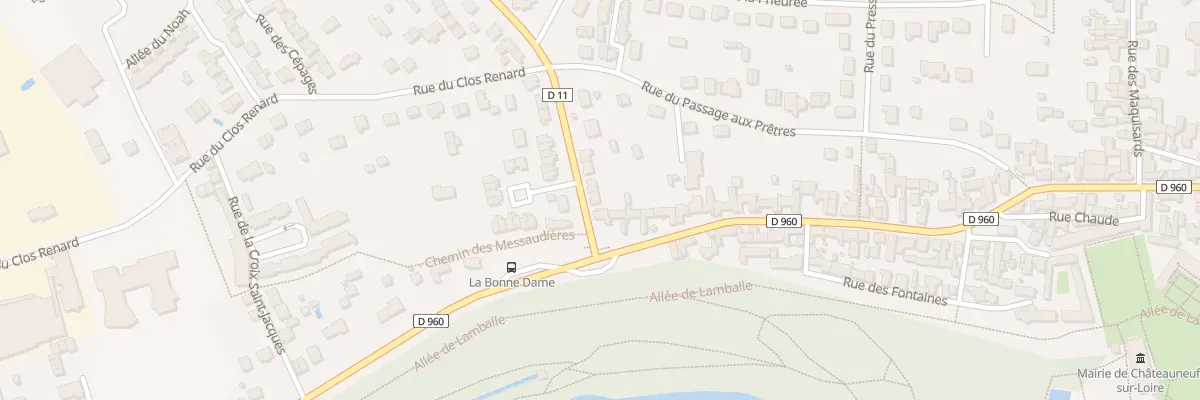 Plan du 4 Rue du Maréchal Leclerc à Châteauneuf-sur-Loire