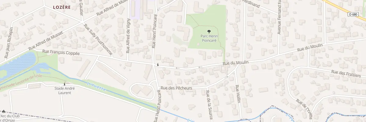Plan du 60 Rue du Moulin à Palaiseau