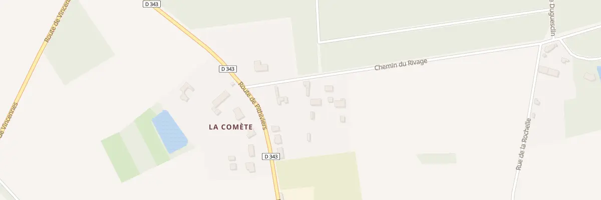 Plan du 10 Che du Rivage à Ingrannes
