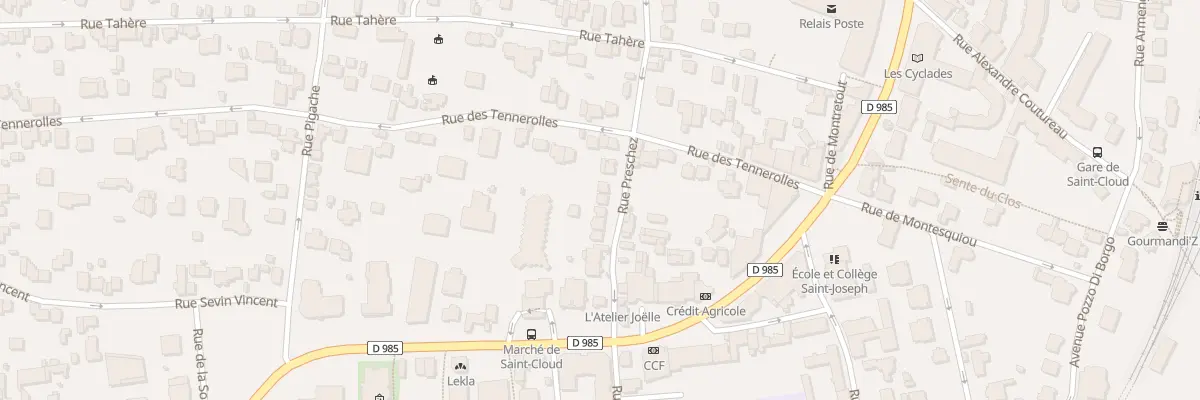 Plan du 27 Rue Preschez à Saint-Cloud