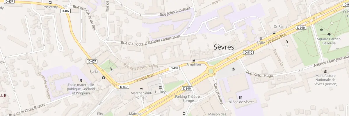 Plan du 10B Rue Dr Gabriel Ledermann à Sèvres