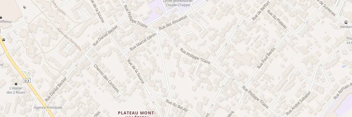 Plan du 164 Rue Philippe Triaire à Nanterre