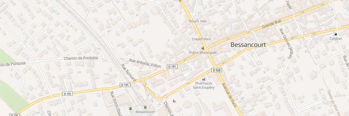Plan du 20 Rue de la Gare à Bessancourt