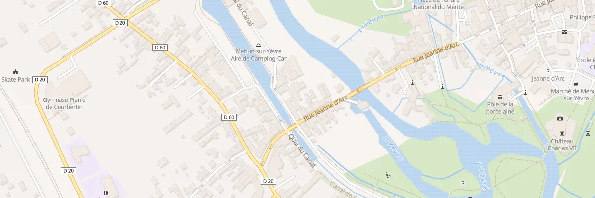 Plan du 25 Rue Jeanne d’Arc à Mehun-sur-Yèvre