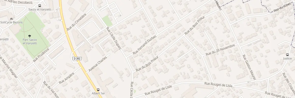 Plan du 41 Rue Fernand Durbec à Bezons
