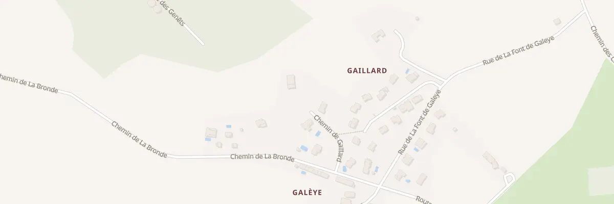 Plan du 4 Che de Gaillard à Navès