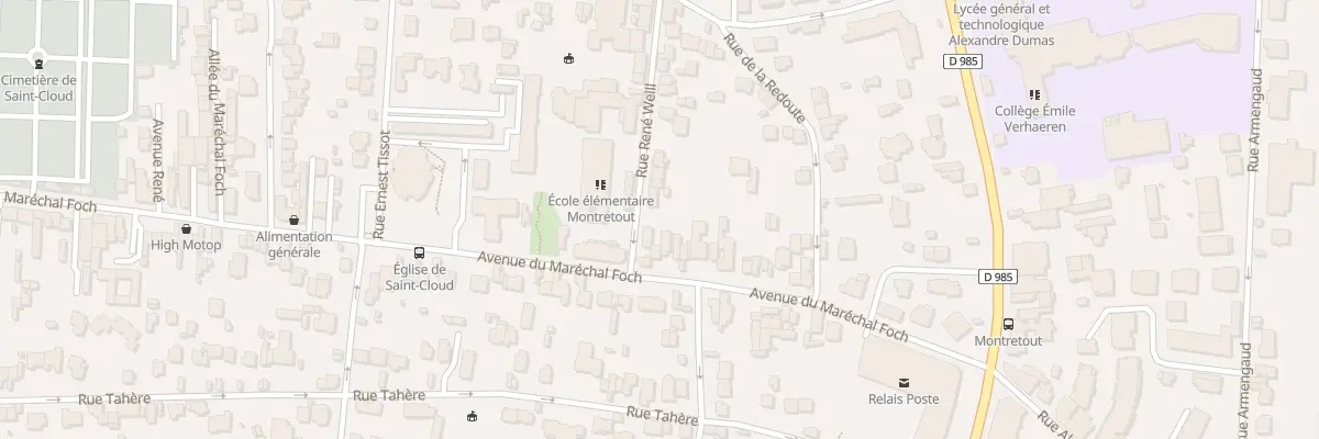 Plan du 2T Rue René Weill à Saint-Cloud