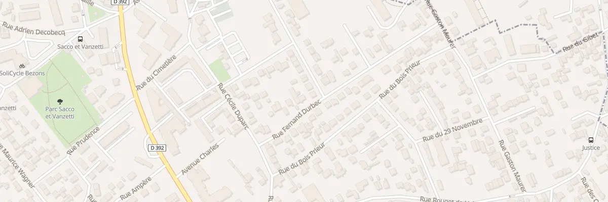 Plan du 46 Rue Fernand Durbec à Bezons