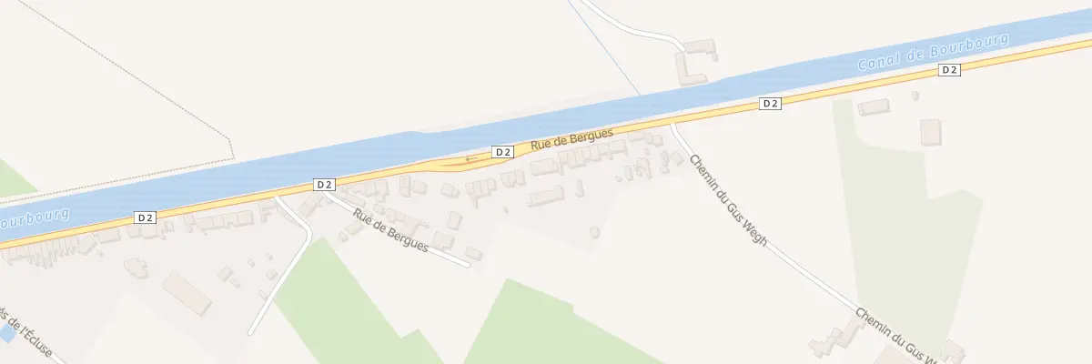 Plan du 146 Rue de Bergues à Bourbourg
