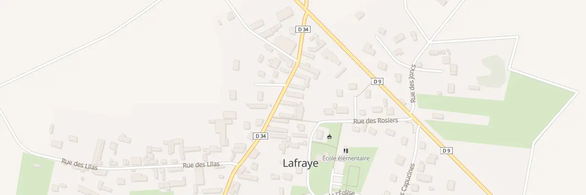 Plan du 13 Rue Principale à Lafraye