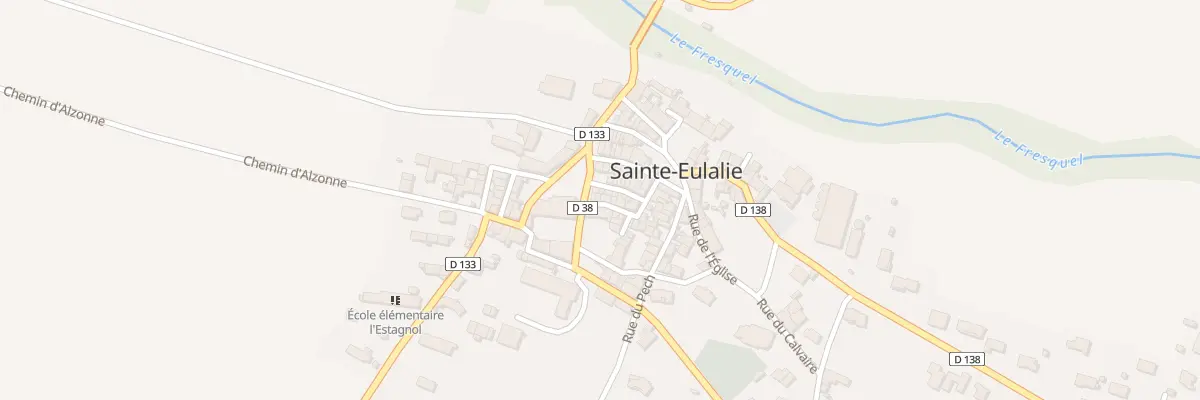 Plan du 1 Rue de la République à Sainte-Eulalie